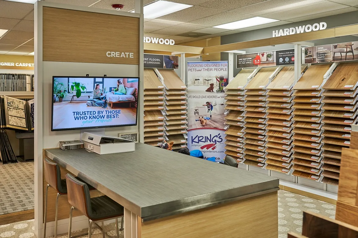krings flooring display showroom