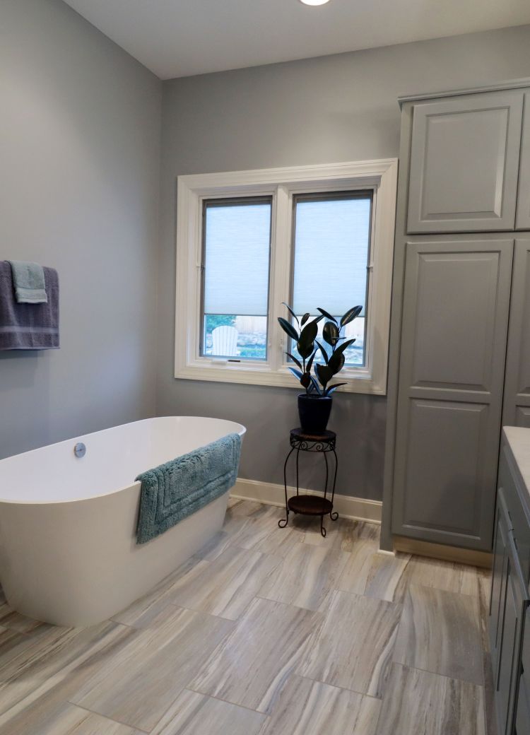 bathroom renovation in Lawrence, KA, at Kring's Interiors