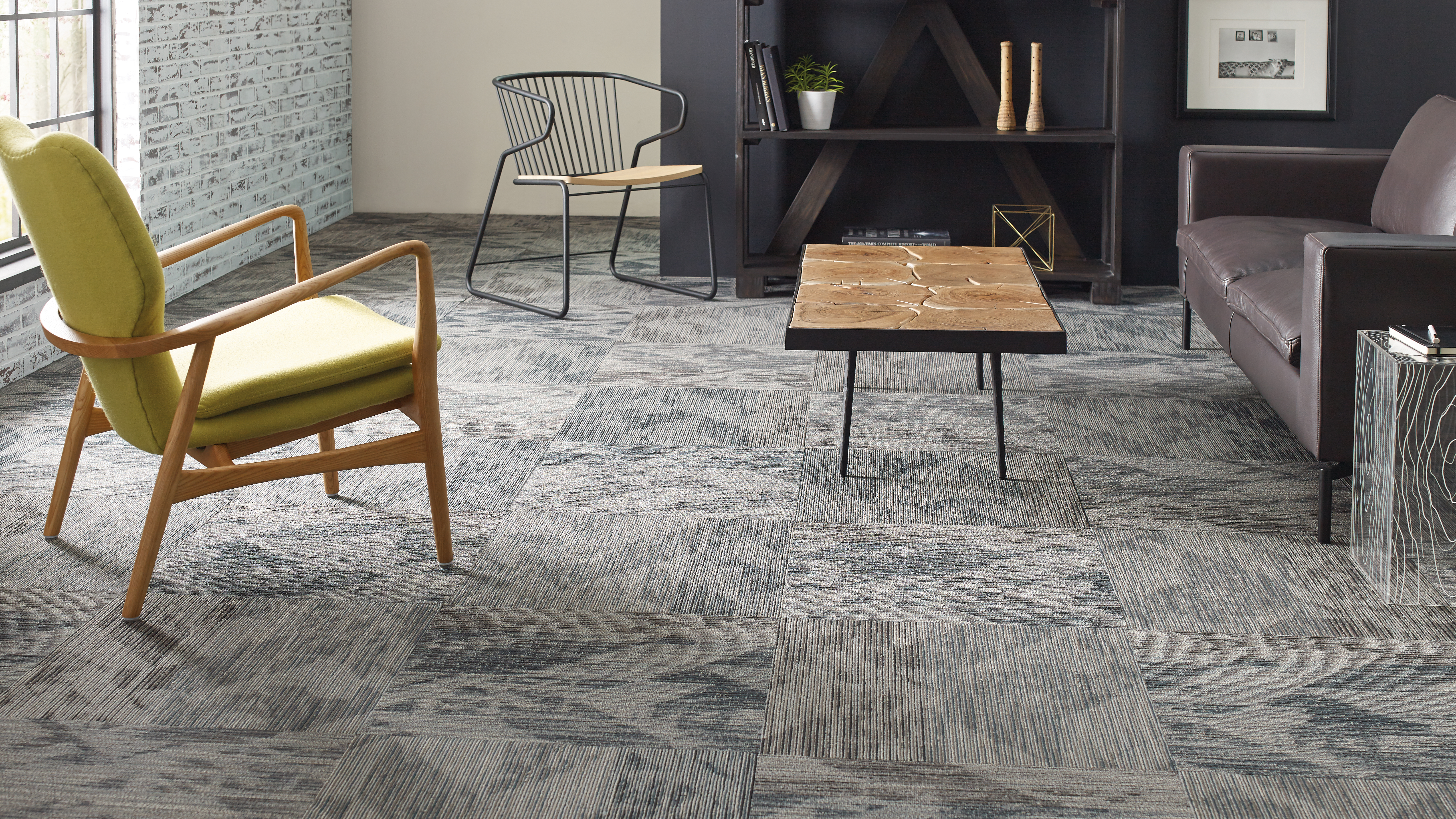 Carpet in a living room.